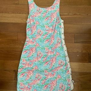Lilly Pulitzer Lobster Print Shift Dress